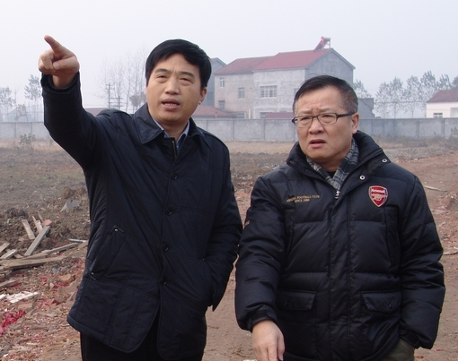 沙市区委书记段昌林视察东信药业五期工程建设情况